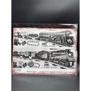 Lionel Electric Toy Trains Sign Metal 1950’s Vintage Style